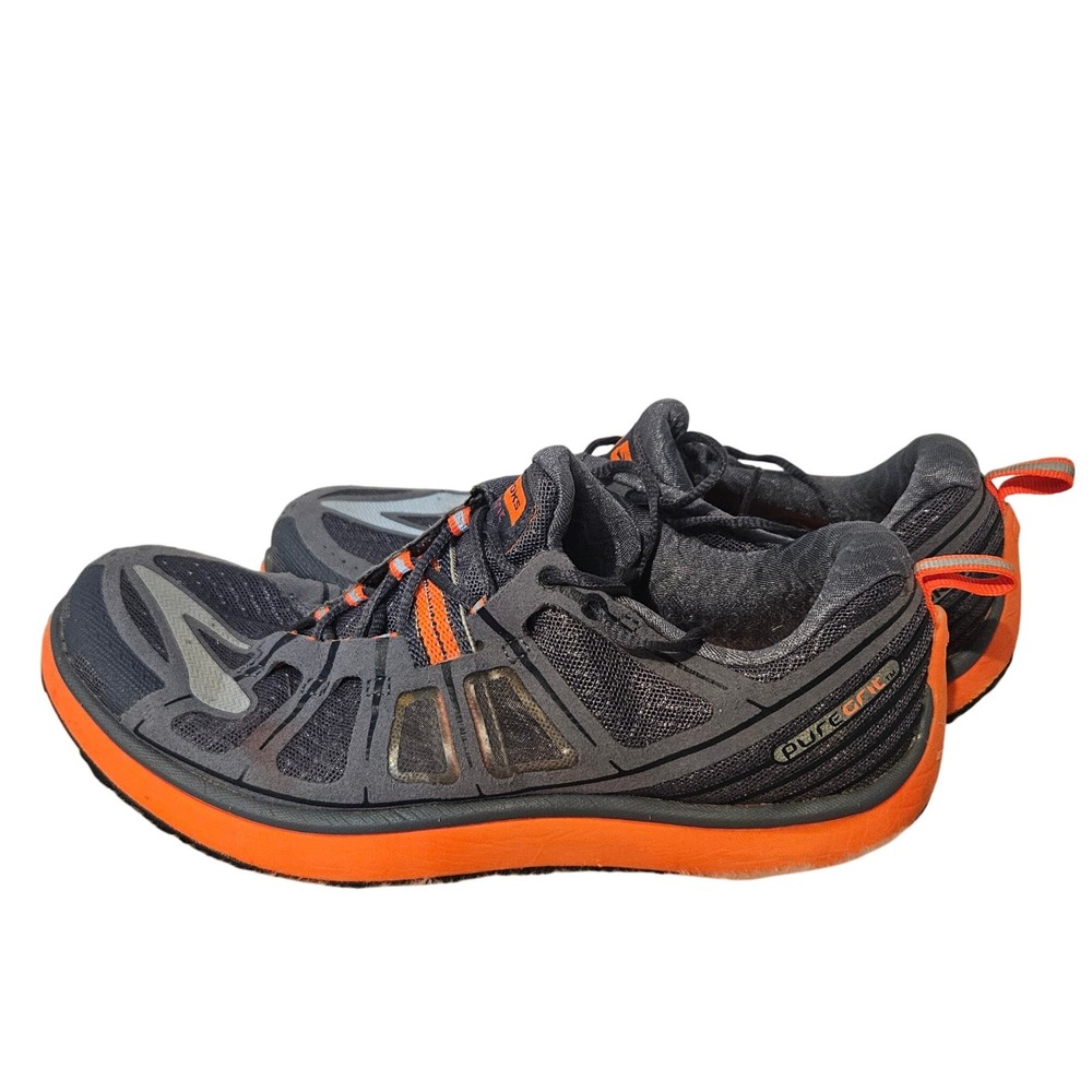 Brooks PureGrit 2 Purle Grey Orange‎ Running Athletic Shoes Womens Size 8.5